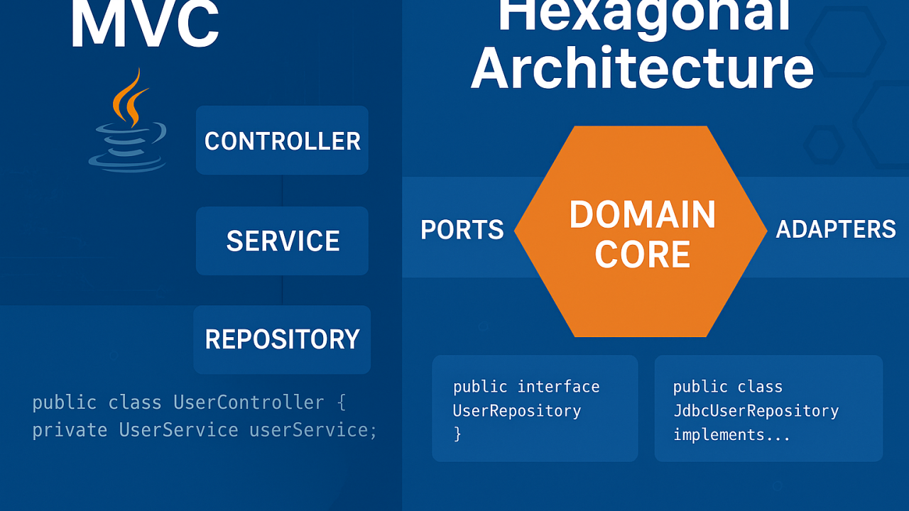 Do MVC para a Arquitetura Hexagonal.
