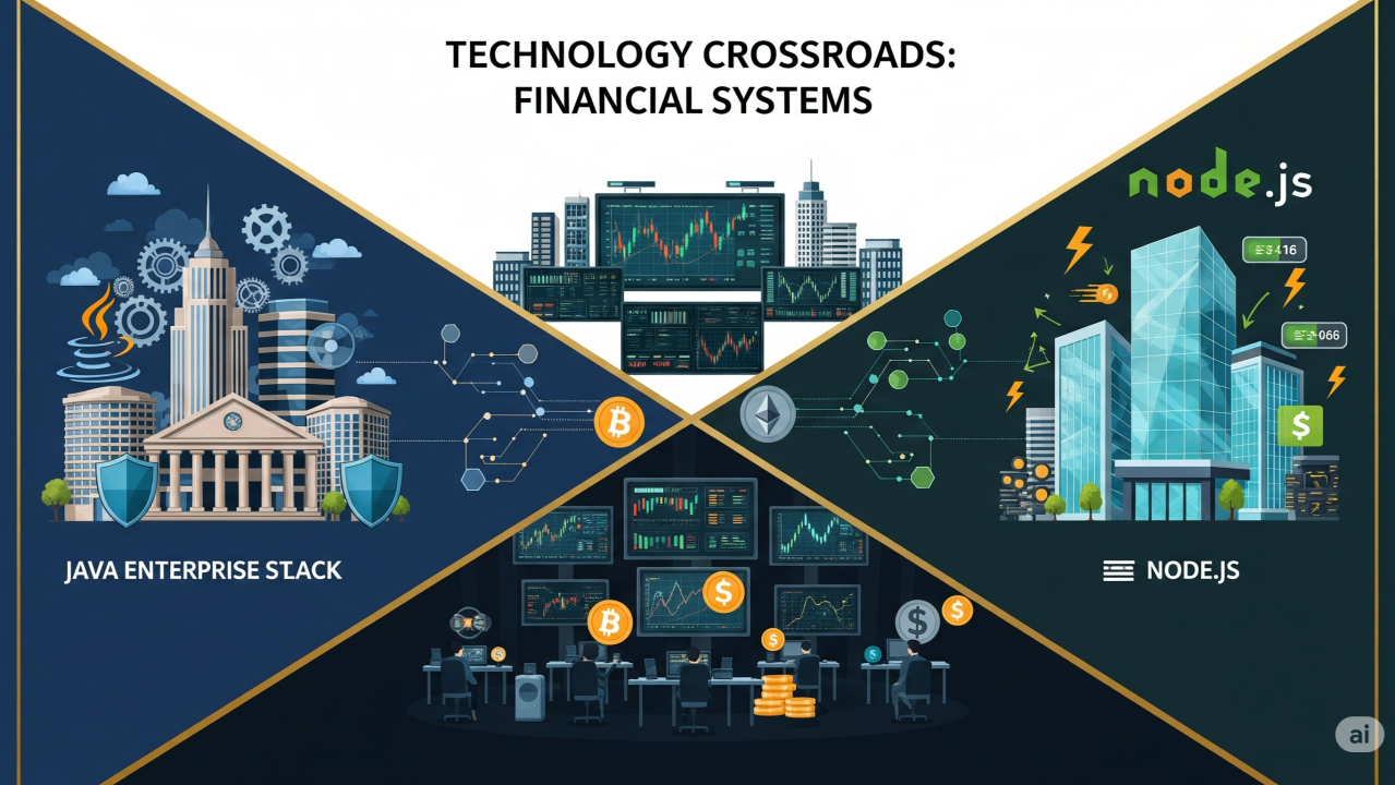 Comparação de Stacks para Sistemas Financeiros